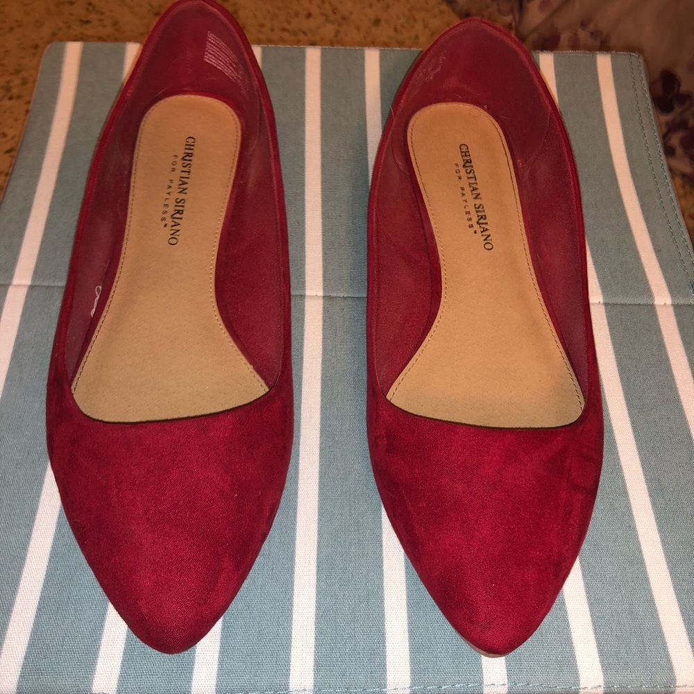 Christian Siriano for Payless Red Flats